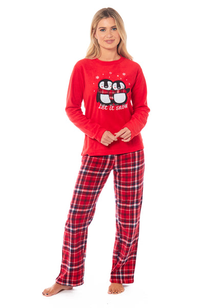 Ladies Micro Fleece PJ Set (21943)