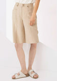 Ladies Linen Short Wide Leg (4290)