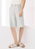 Ladies Linen Short Wide Leg (4290)
