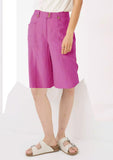 Ladies Linen Short Wide Leg (4290)