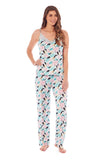 Ladies Floral Printed Cami PJ Set (211250)