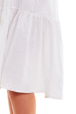 Ladies Linen A-line Sleeveless Dress (4049)