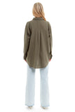 Ladies Oversized Linen Shirt (4052)